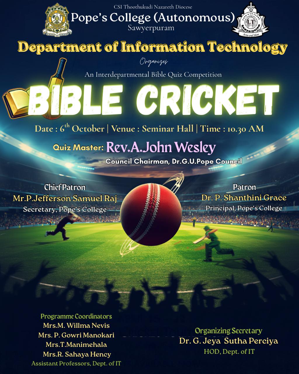 Bible Cricket