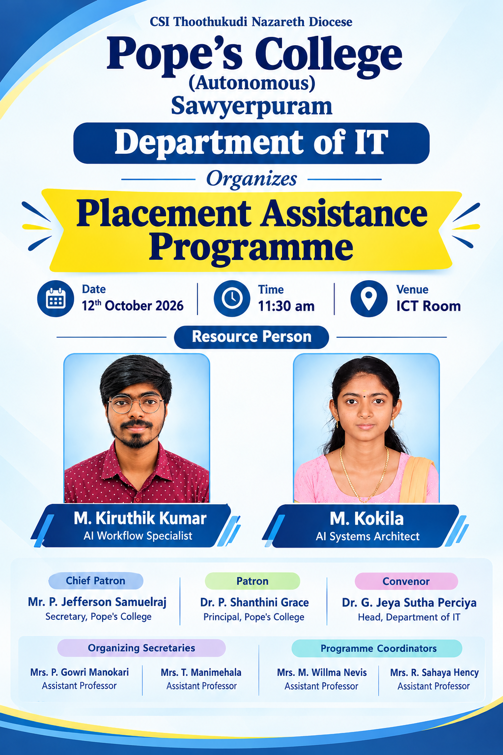 IT Placement Assistance Programme