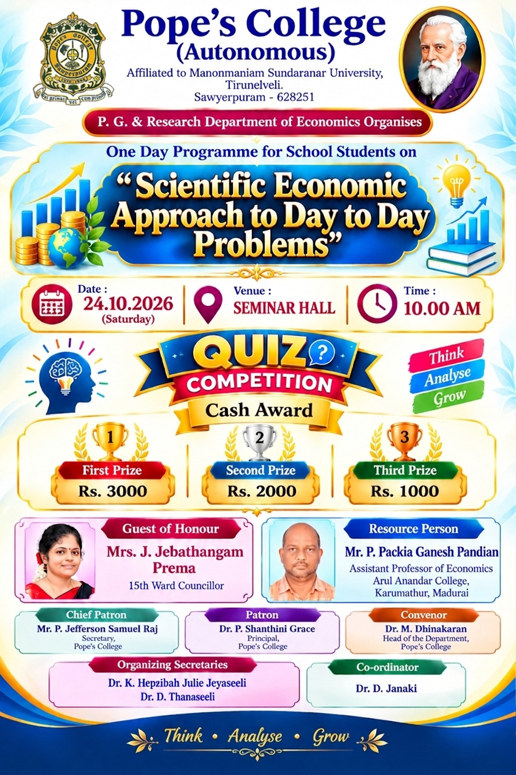Scientific Economic Approach to Day to Day Problems
